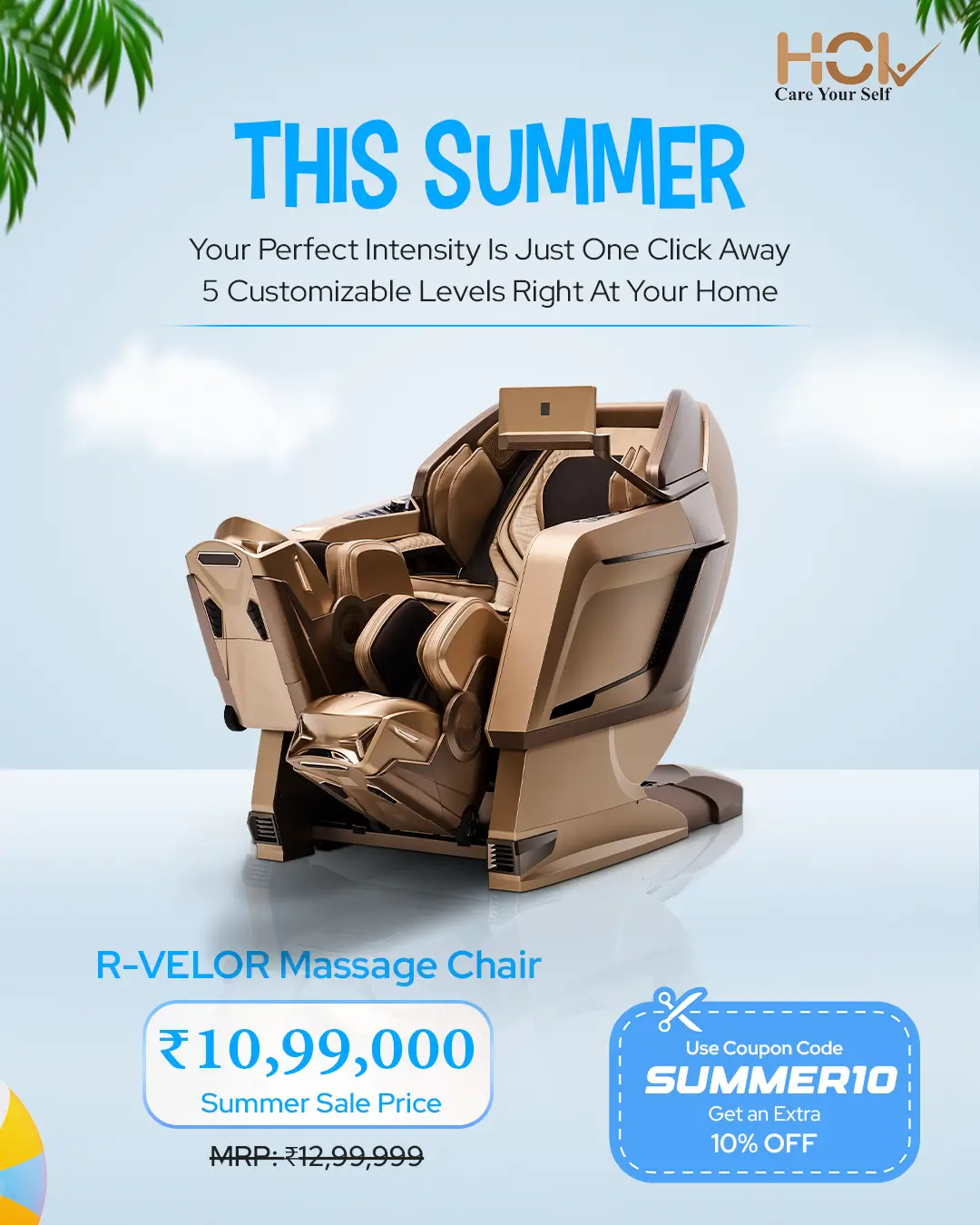 R-Velor Luxury Massage Chair Deal